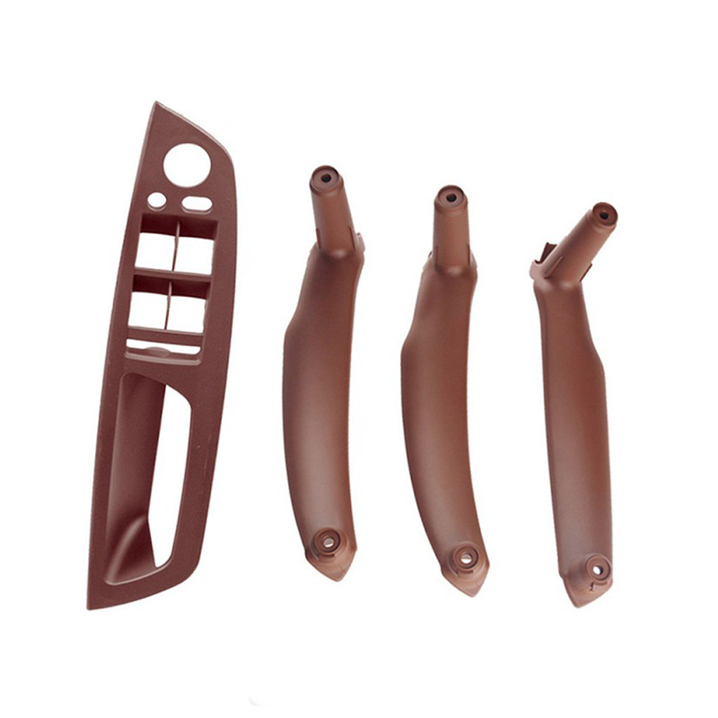 Car Front Rear Interior Door Handle Inner Panel Pull Trim Fit For BMW E70 E71 X5 X6 2007-2014 LHD
