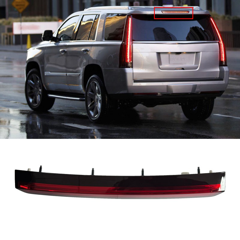 New Red Lens LED High Mount Third 3RD Brake Stop Cargo Light Replacement 22783104 Fit For 2015-2020 Chevrolet Suburban Chevrolet Tahoe