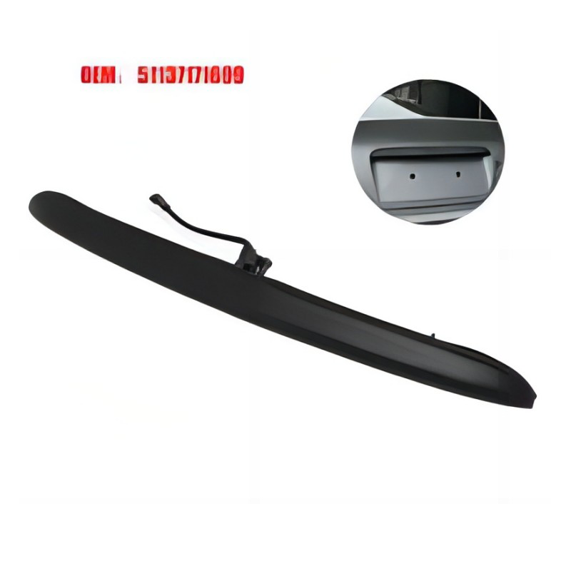 New Black Car Trunk Lid Grip With Key Button Tailgate Switch For-BMW E46 325I 323I 328I 51137170966 51137171699