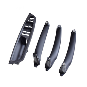 Car Front Rear Interior Door Handle Inner Panel Pull Trim Fit For BMW E70 E71 X5 X6 2007-2014 LHD